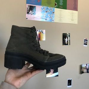 FOREVER21 CHUNKY BOOTS